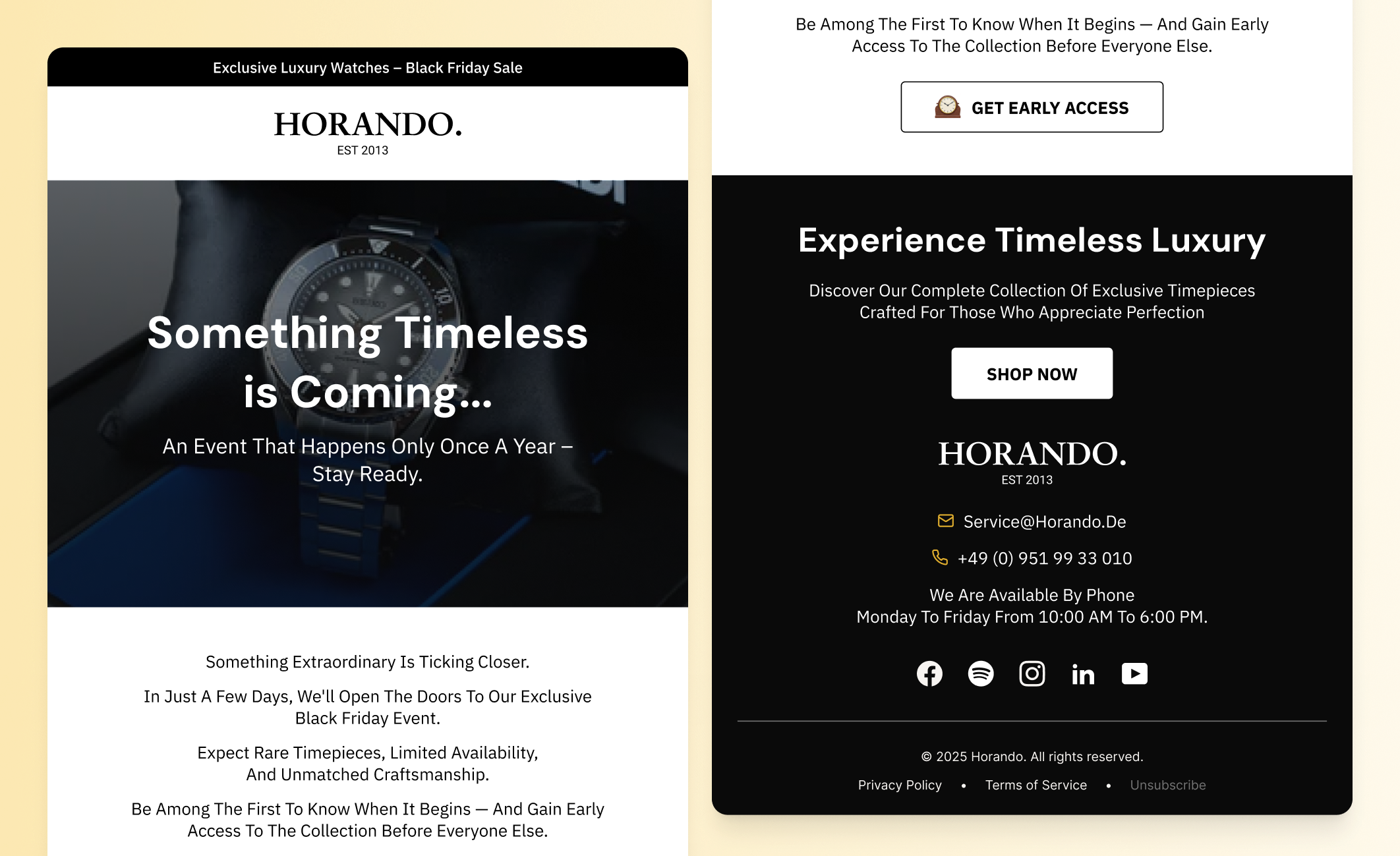 Email Template 1
