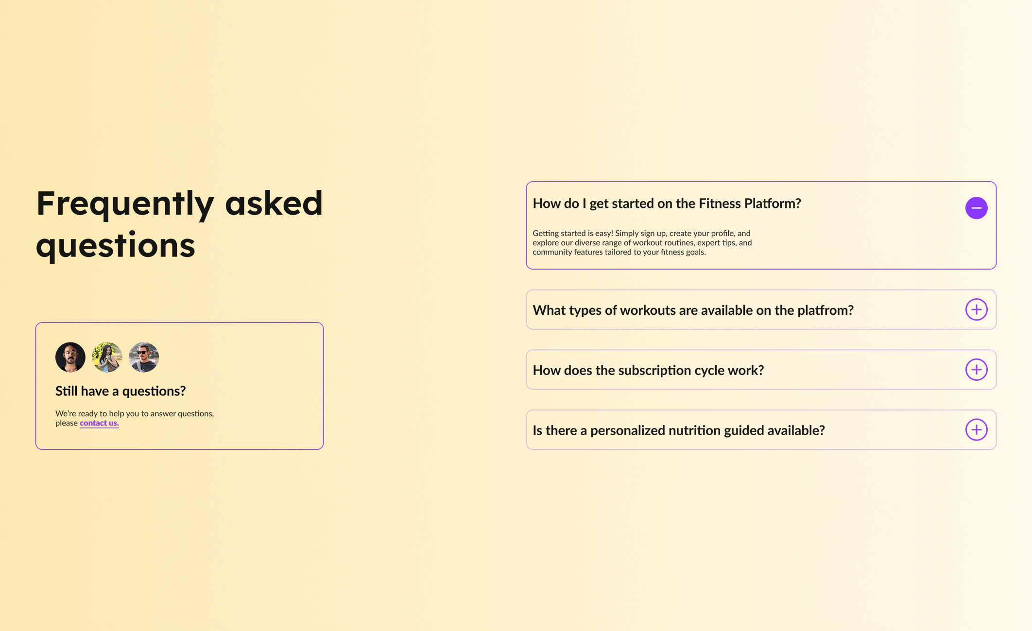 FAQs 1