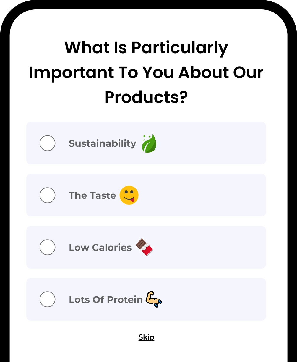 The most effective surveys for your store visitors