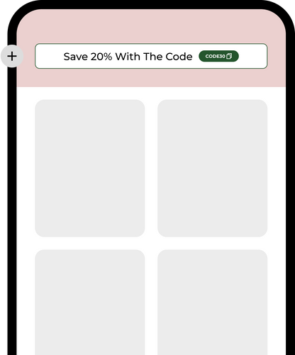 Category copyable discount code