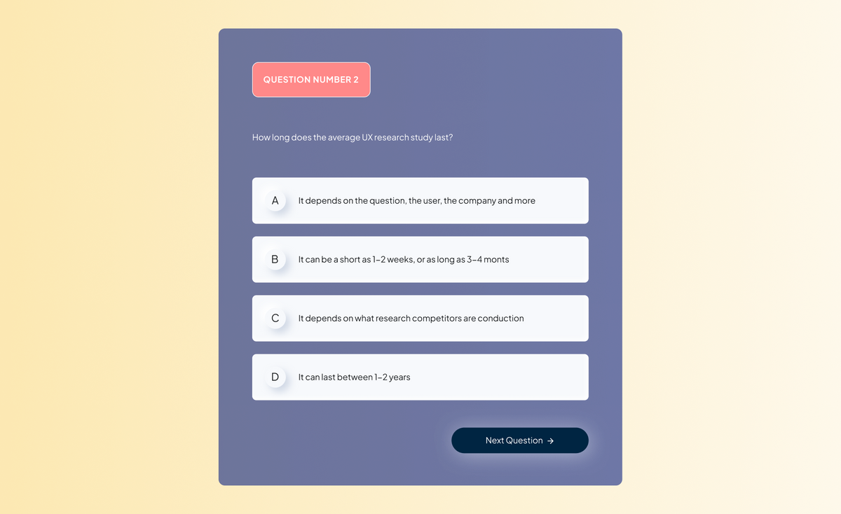 Quiz Landing Page 5