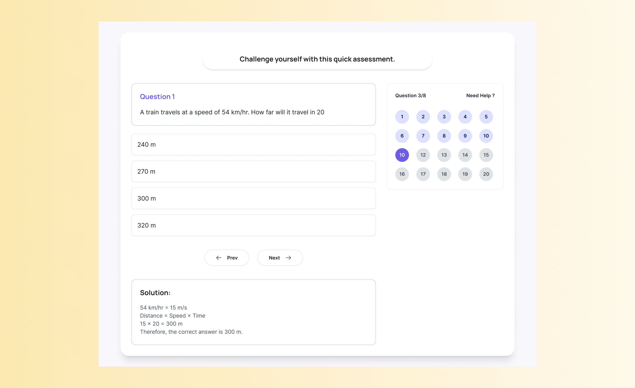 Quiz Landing Page 6